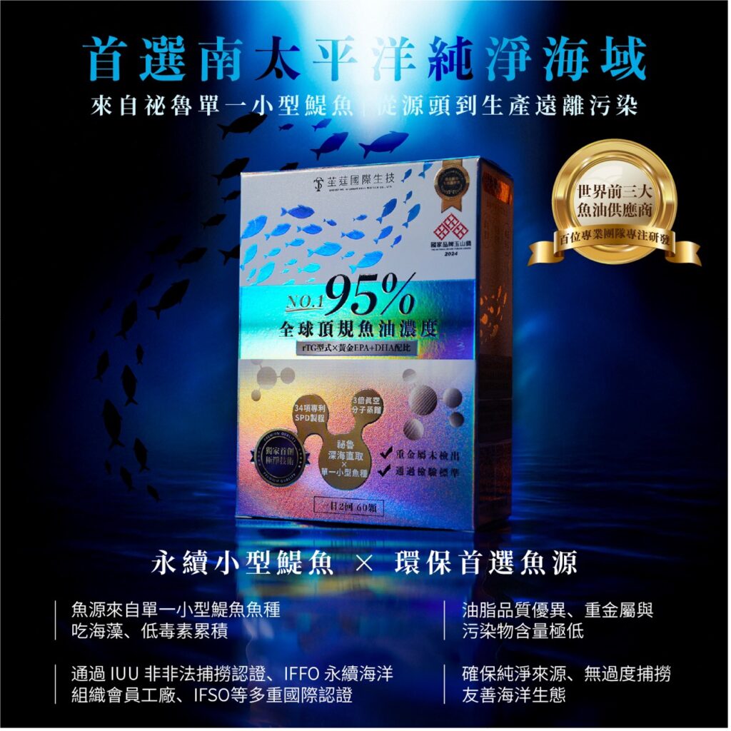95%高濃度頂級專利黃金魚油
