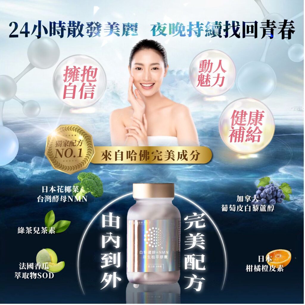 白藜蘆醇+NMN 植萃膠囊